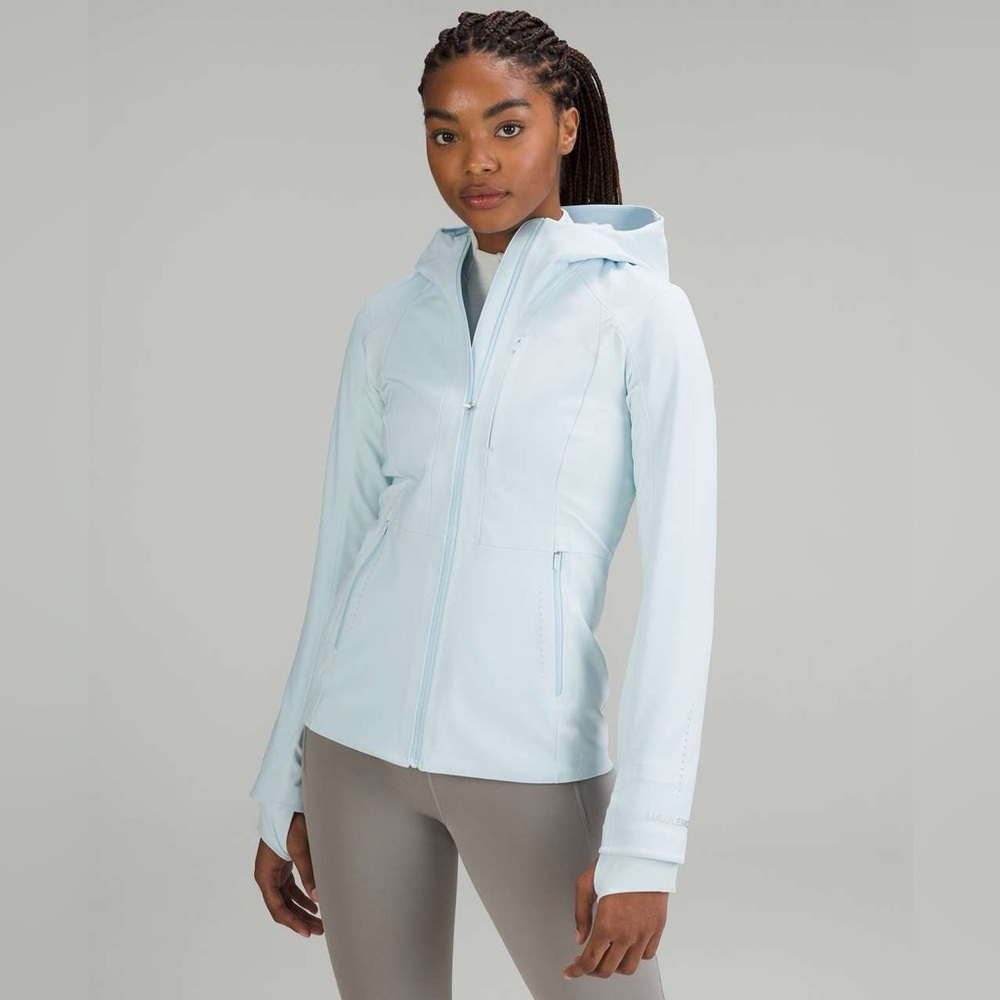 Lululemon Women’s Cross Chill Performance Jacket with RepelShell, Powder Blue